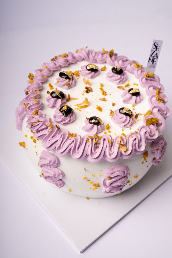 Blueberry Ripple Cake