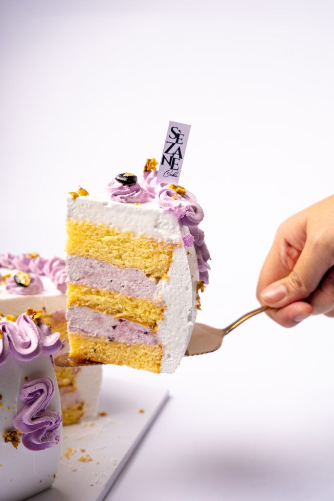 Blueberry Ripple Cake