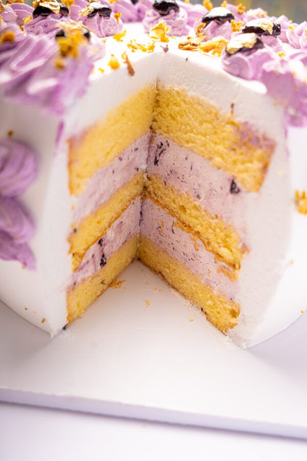 Blueberry Ripple Cake
