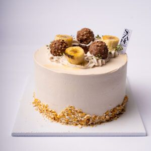 Banana Ferrero Cake