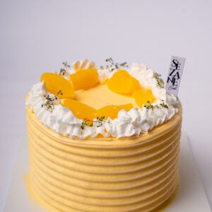 Peach Yoghurt Cream Cake