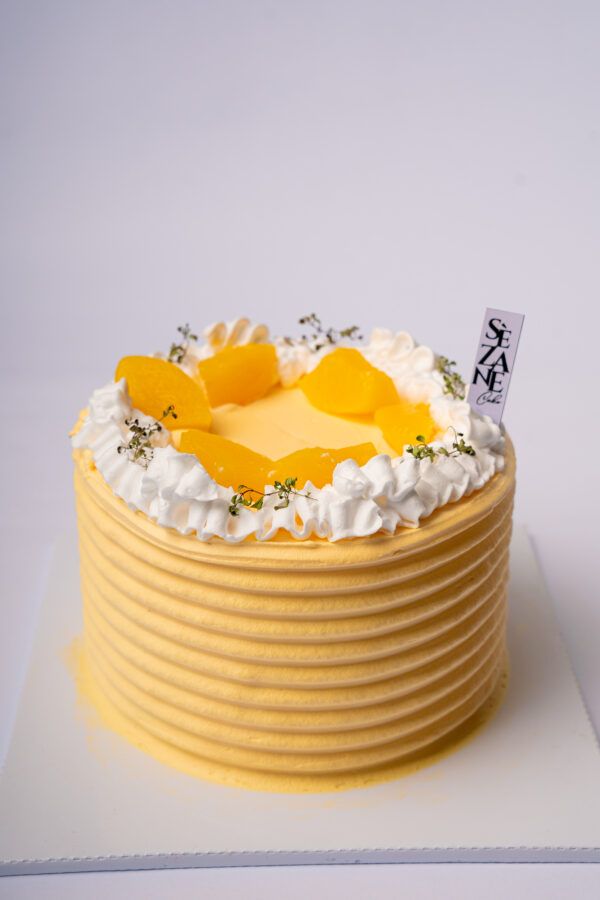 Peach Yoghurt Cream Cake