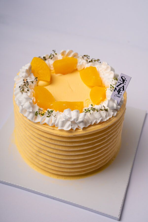 Peach Yoghurt Cream Cake