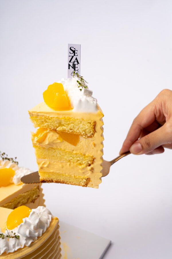 Peach Yoghurt Cream Cake