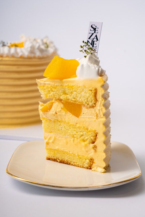 Peach Yoghurt Cream Cake